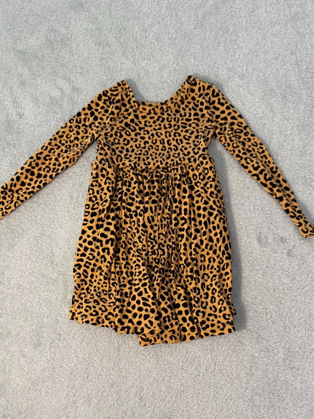 Little Sleepies Leopard Dress DISCONTINUED 12-18 Months